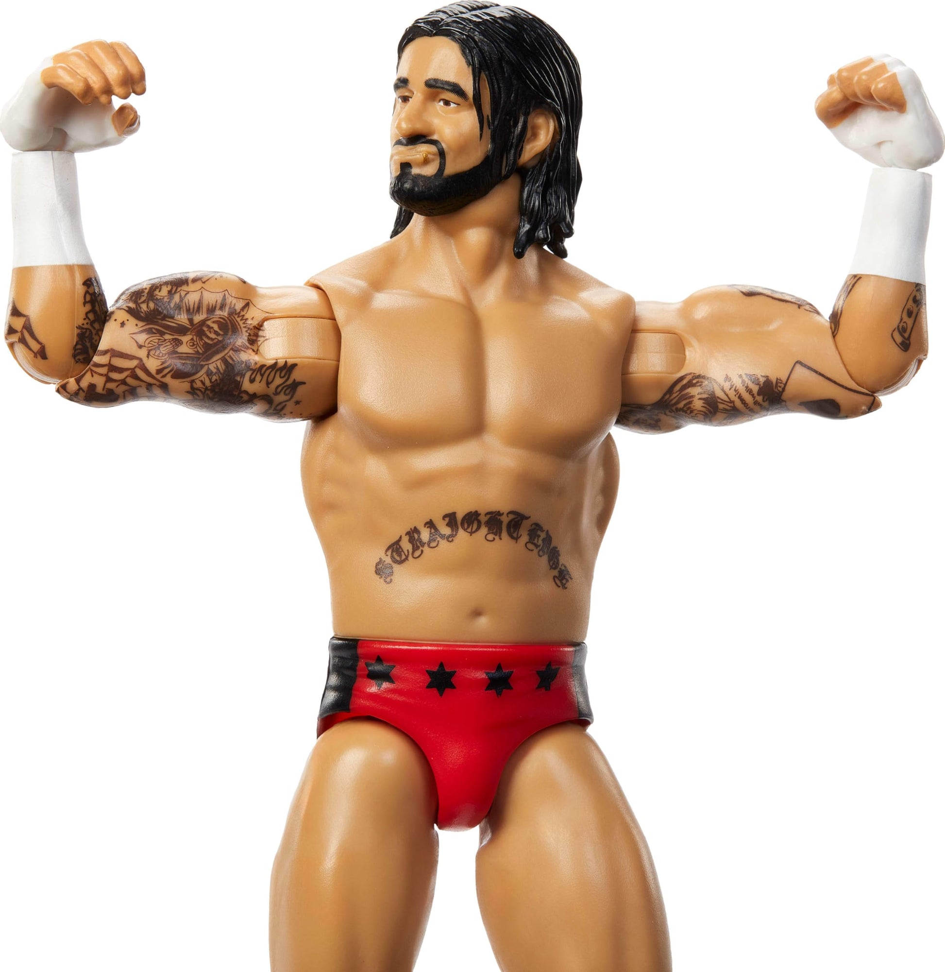 Mattel WWE Cm Punk Action Figure, Main Event Series #154 6-inch Collectible x with 10 Articulation Points & Life-Like Look