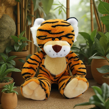 Anico 13" Pick-A-Pet Tiger Stuffed Animal - Soft Plush Tiger, Cuddly Stuffed Tiger Toy for Kids, for Birthdays, Holidays, and Collectors!