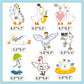 9 Pcs Silly Goose Honeycomb Centerpieces, Silly Goose Party Favors Birthday Party Decorations Silly Goose Centerpieces Decorations Supplies