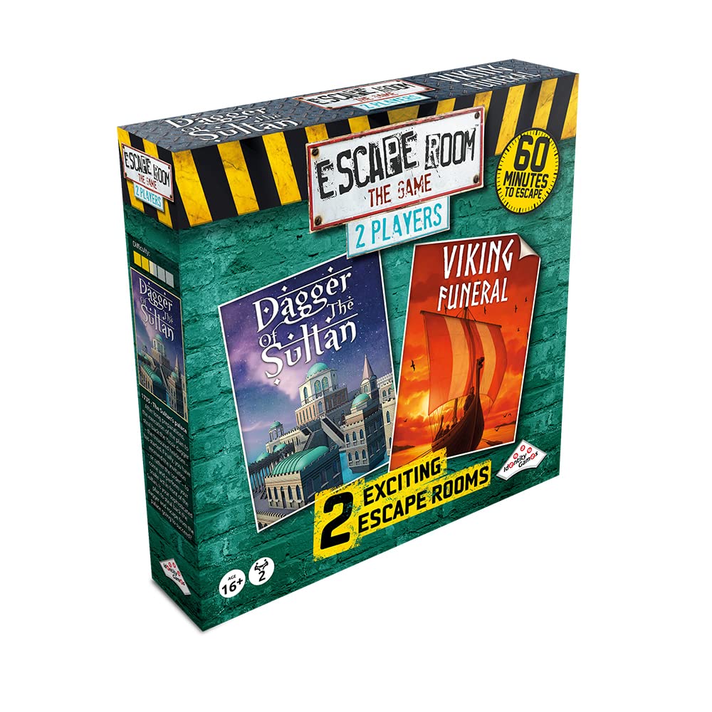 Escape Room The Game -NEW 2 Player Edition with 2 New Exciting Games | Solve the Mystery Board Game for Adults and Teens