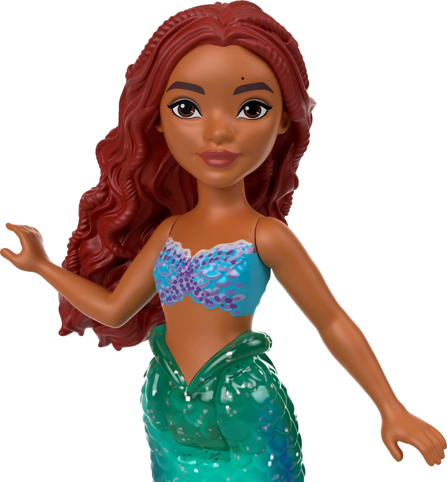 Disney The Little Mermaid Ariel Small Doll Mermaid with Signature Tail, Toys Inspired by the Movie