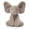 GUND Baby Animated Flappy The Elephant Stuffed Animal Plush, Gray, 12"
