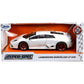 Jada Toys Hyperspec 1:24 Lamborghini Murciélago LP460 Die-cast Car Pearl White, Toys for Kids and Adults