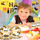 194Pcs Construction Plates Birthday Party Supplies Decorations Serve 24 | Includes Napkins Cups Tablecloth and Banner | Boys Construction Themed