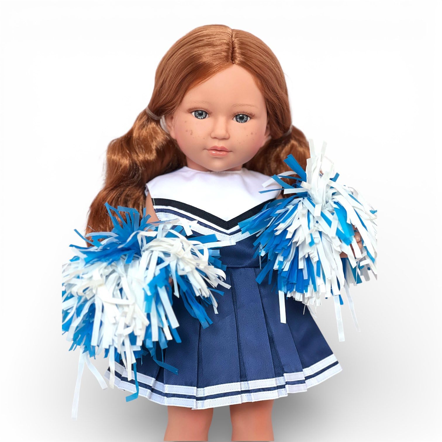 MBD Blue Cheerleader Fits 18 Inch Fashion Dolls