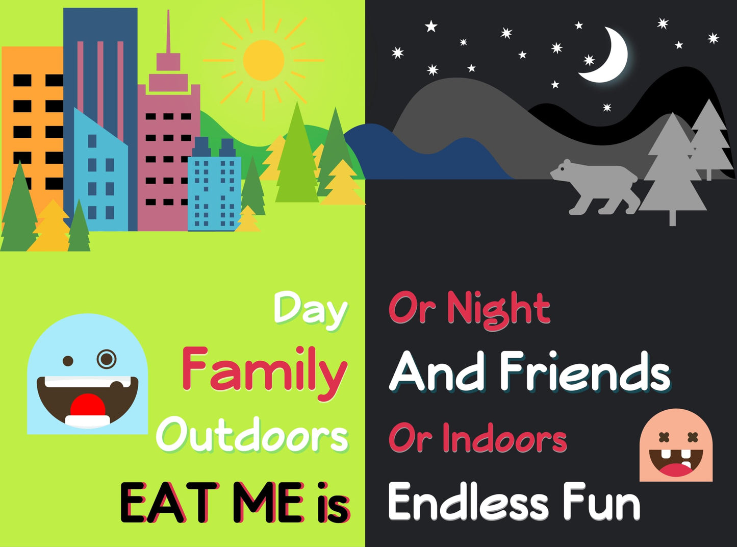 EAT ME - Family Card Game | Fun Fast Paced Educational | Great for GameNights Parties Ages 4 and up