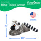 The Petting Zoo Ring-Tailed Lemur Stuffed Animal Plushie, Gifts for Kids, Earth Keeperz Wildlife Animals, Zoologee Grey Ring-Tailed Lemur Plush Toy