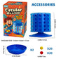 oiuio Circular 4 in a Row Game - 3D Strategy Board Game for Kids & Adults | Play the Classic Game in a New Way, Desktop Toy for Family, Portable