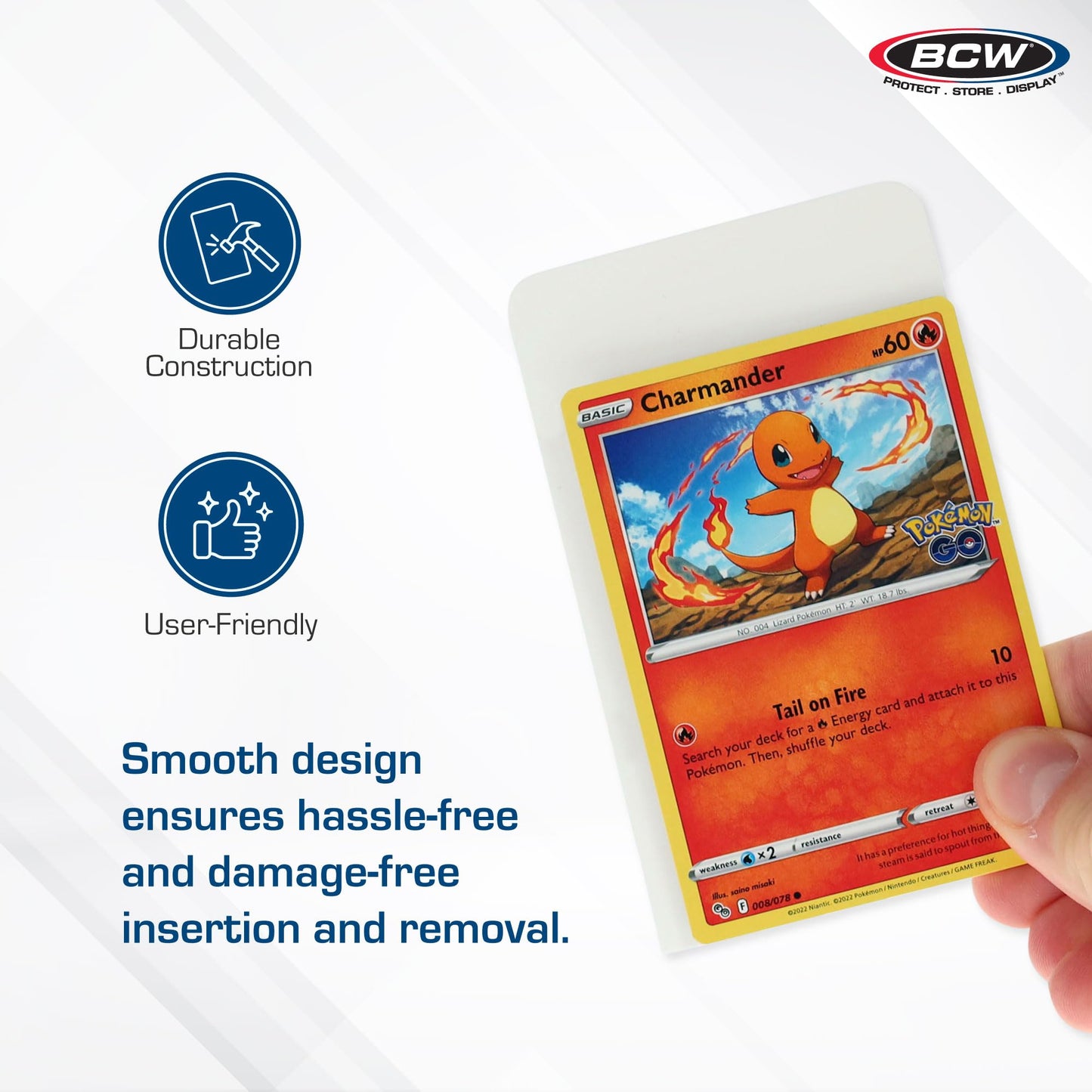 BCW Tall Trading Card Dividers - 50 ct | Archival Quality, Write-On Index Tab, 3 11/16 X 2 11/16 Inches | Fits Vault, Super Vault, QuickFold, Shoe