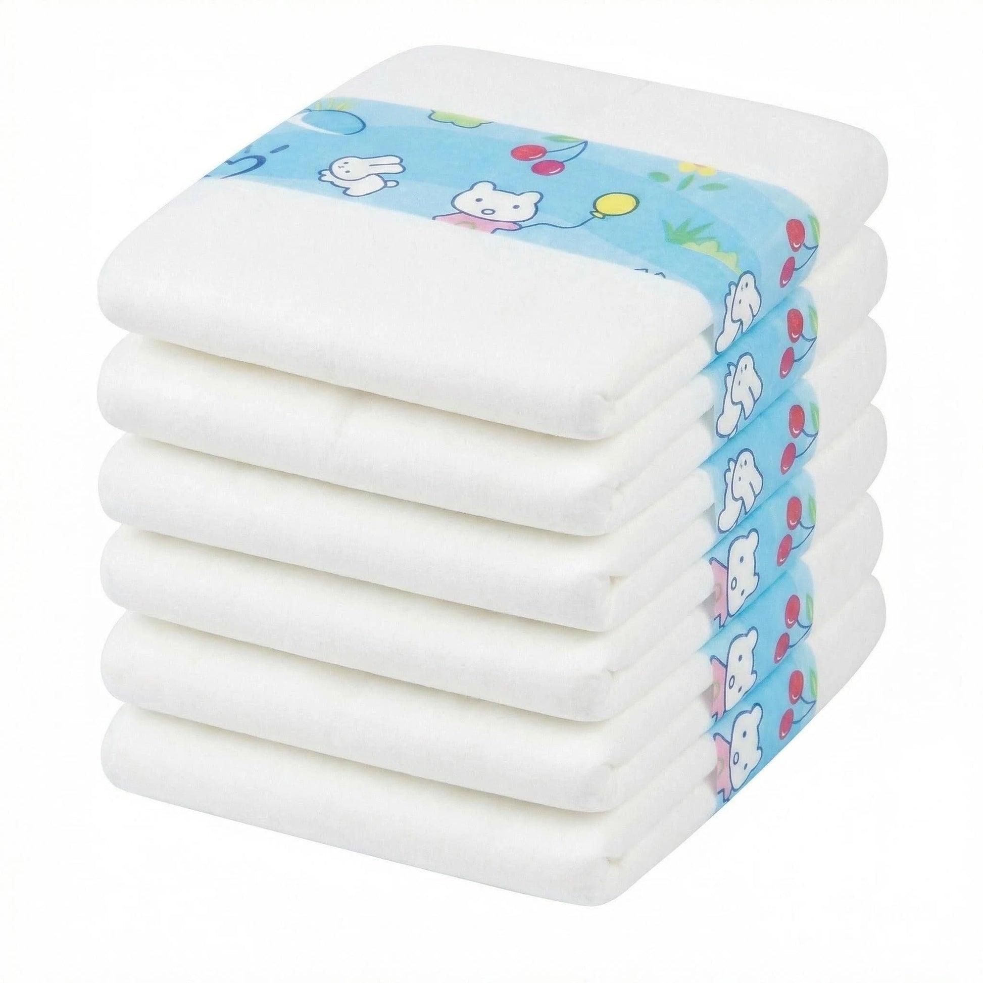 Reborn Baby Dolls Diapers for 17-24 inch Newborn Reusable 6-Piece Pack Fit