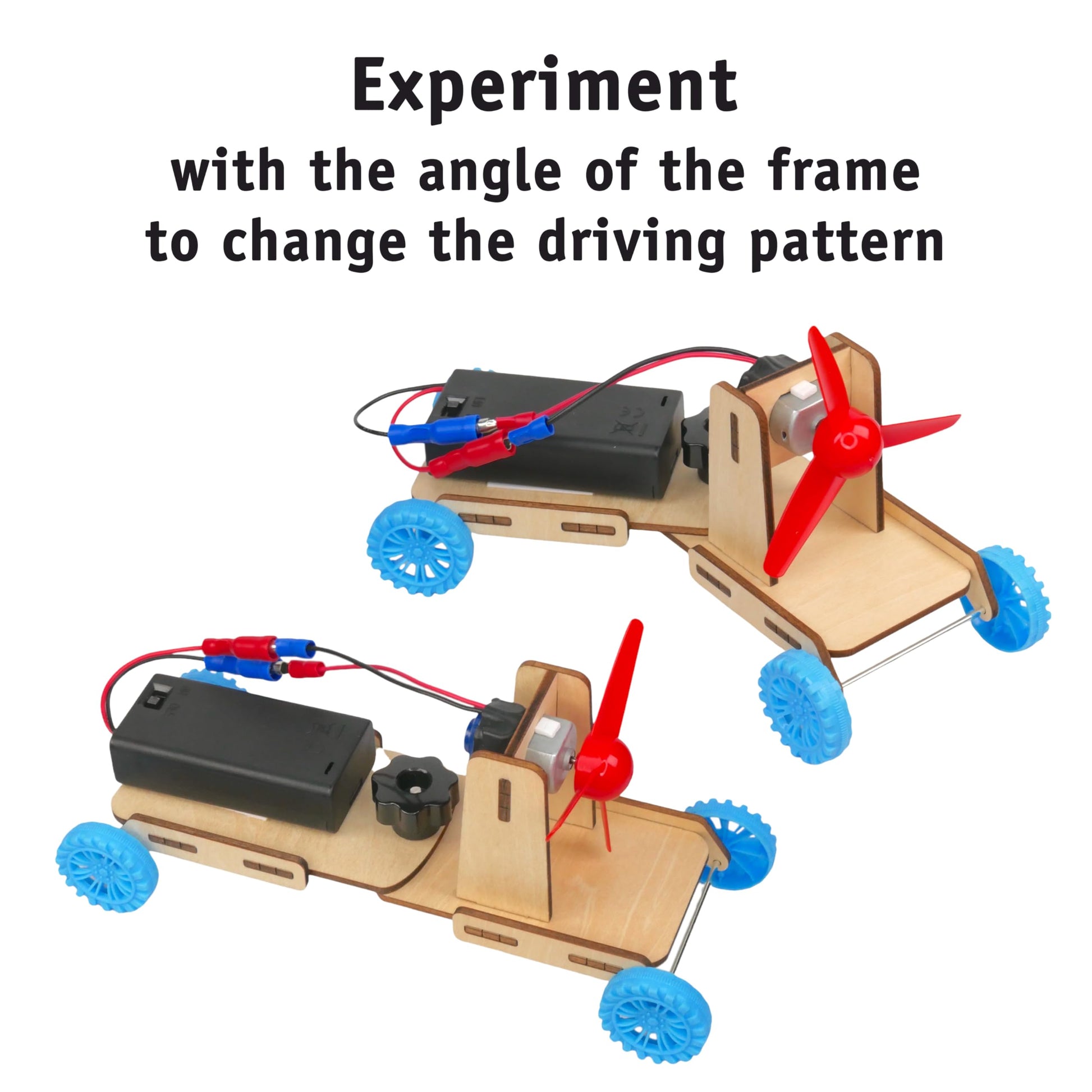 Propeller Car Kit, 10-Pack - Motorized Fan-Powered STEM Racers, Ages 8+