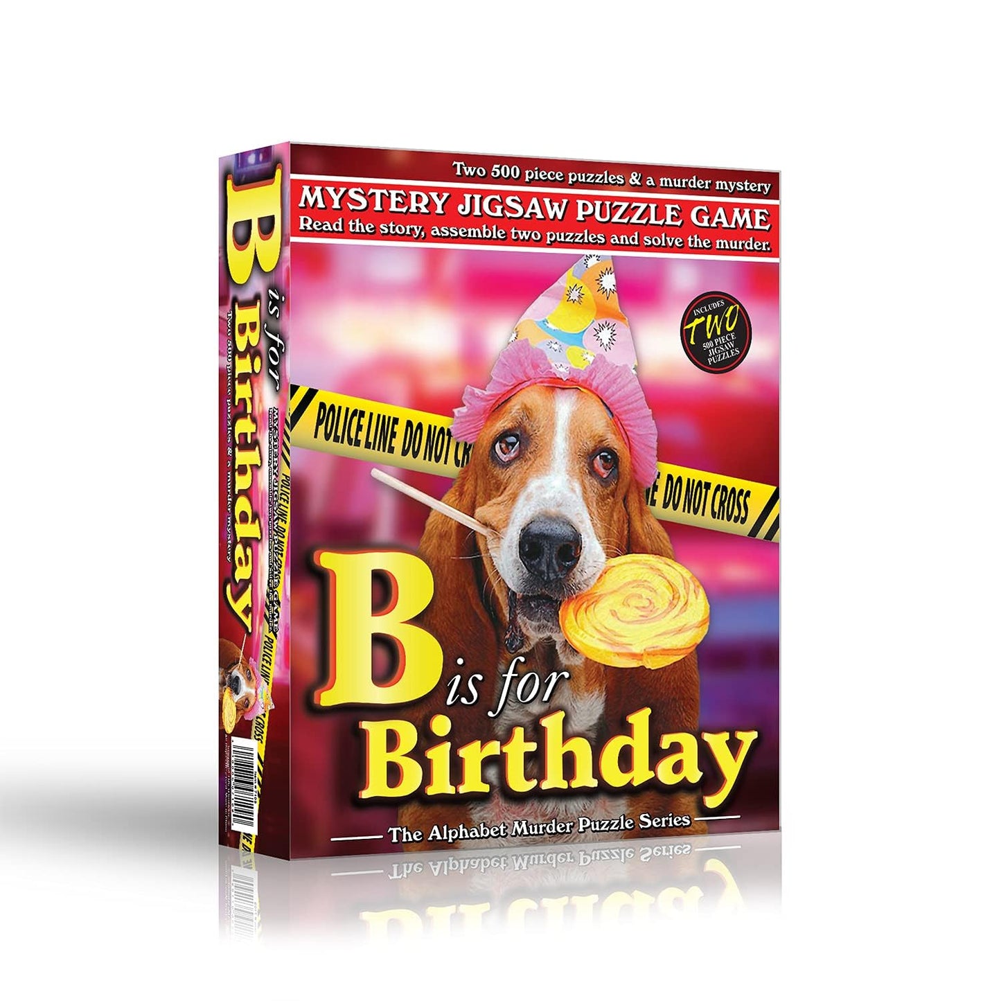 TDC Games Alphabet Mystery Jigsaw Puzzle for Adults, 500 Piece Puzzle Game - B is for Birthday
