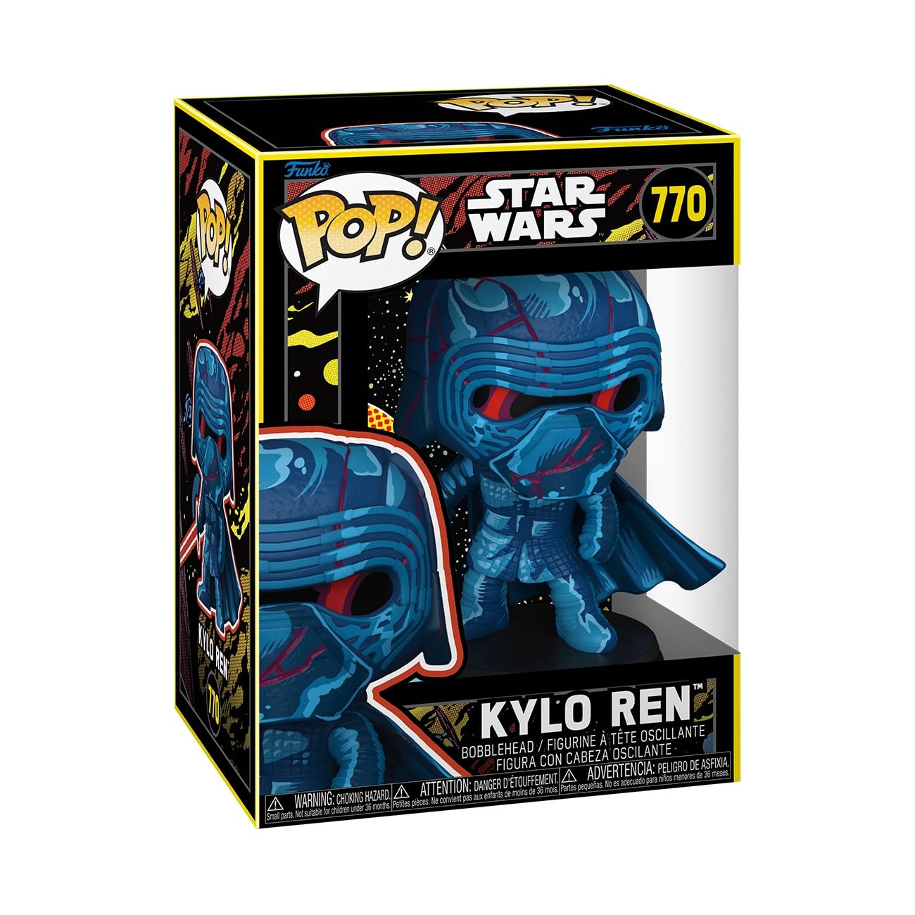 Funko Pop Star Wars: Star Wars Episode 7 - Kylo Ren - (Retro) - Collectable Vinyl Figure - Gift Idea - Official Merchandise - Toys for Kids & Adults