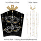 Big Dot of Happiness Masquerade - Table Decorations - Venetian Mask Party Fold and Flare Centerpieces - 10 Count