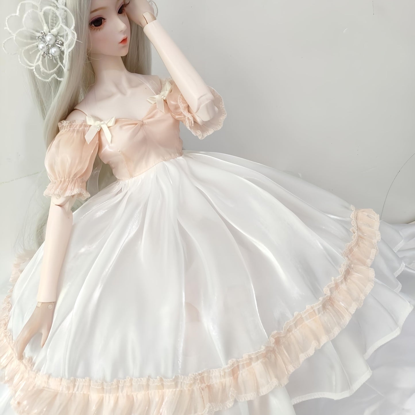 QGYDYH Bjd Doll Clothes,Ball Jointed Doll Clothes,Handmade?Fashionable Dress?for 1/3?1/4?1/6 bjd Doll (Yellow, 1/3)