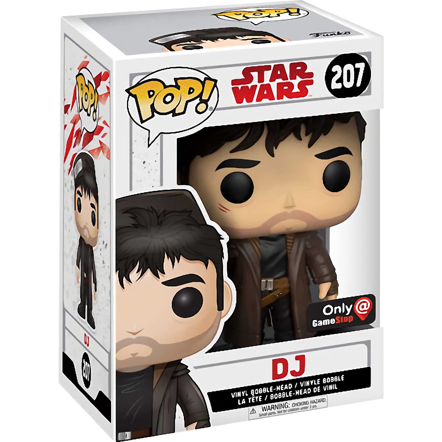 Funko DJ (GameStop Exc): P o p ! Vinyl Figurine Bundle with 1 Compatible 'ToysDiva' Graphic Protector (207-14761 - B)