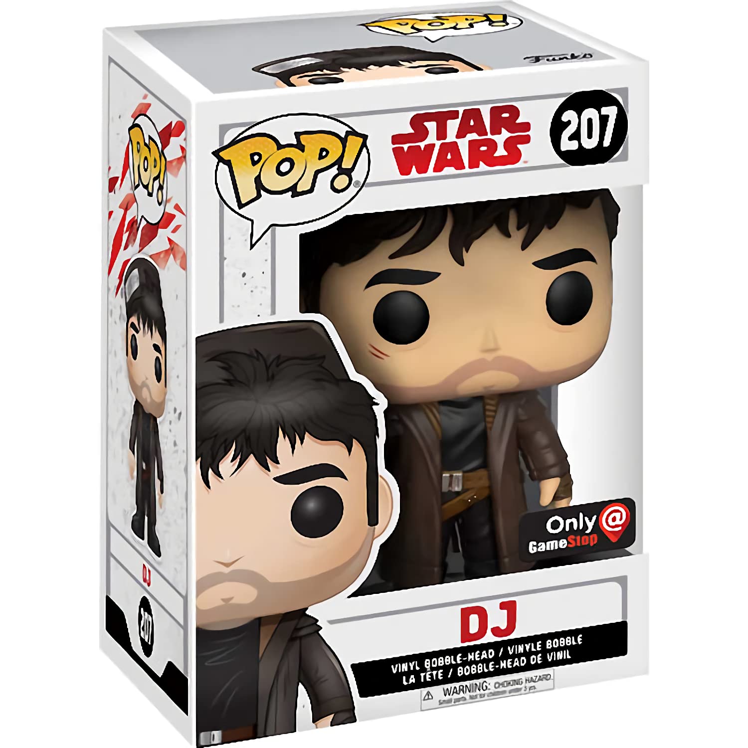 Funko DJ (GameStop Exc): P o p ! Vinyl Figurine Bundle with 1 Compatible 'ToysDiva' Graphic Protector (207-14761 - B)