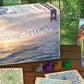 Sunset Over Water Card Game - A Picturesque Game of Painting Landscapes and Exploring Nature by Pencil First Games for 1-4 Players