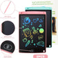LCD Writing Tablet, 2 Packs Drawing Pads for Kids 3 4 5 6 Years Old 8.5 Inch Colorful Lines Doodle Scribble Boards Educational Toys for Boys Girls