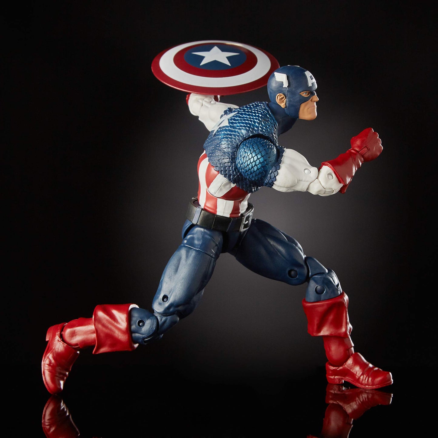 Marvel Comics 80th Anniversary Legends Series 6"-Scale Vintage Comic-Inspired Captain America Collectible Action Figure