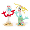Disney Store Official Forky & Karen Beverly Magnetic Shoulder Plush Set - This Quirky Duo Includes a Magnetic Pad & Soft, Fuzzy Fabrics - Forky