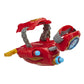 NERF Power Moves Marvel Avengers Iron Man Repulsor Blast Gauntlet NERF Dart-Launching Toy for Kids Roleplay, Toys for Kids Ages 5 and Up