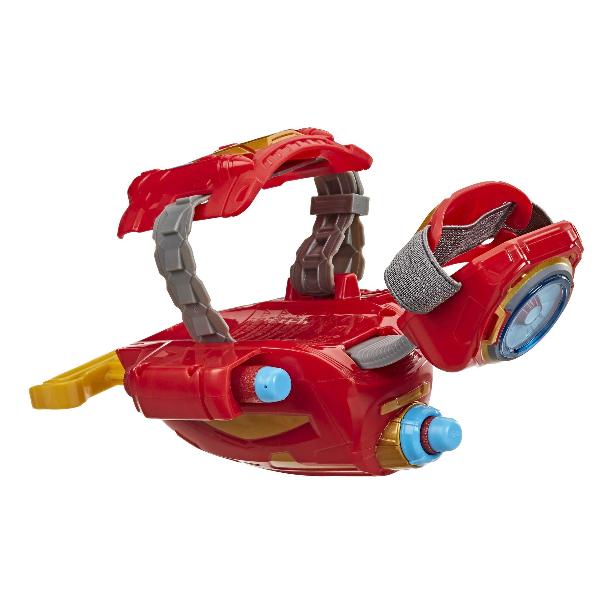 NERF Power Moves Marvel Avengers Iron Man Repulsor Blast Gauntlet NERF Dart-Launching Toy for Kids Roleplay, Toys for Kids Ages 5 and Up
