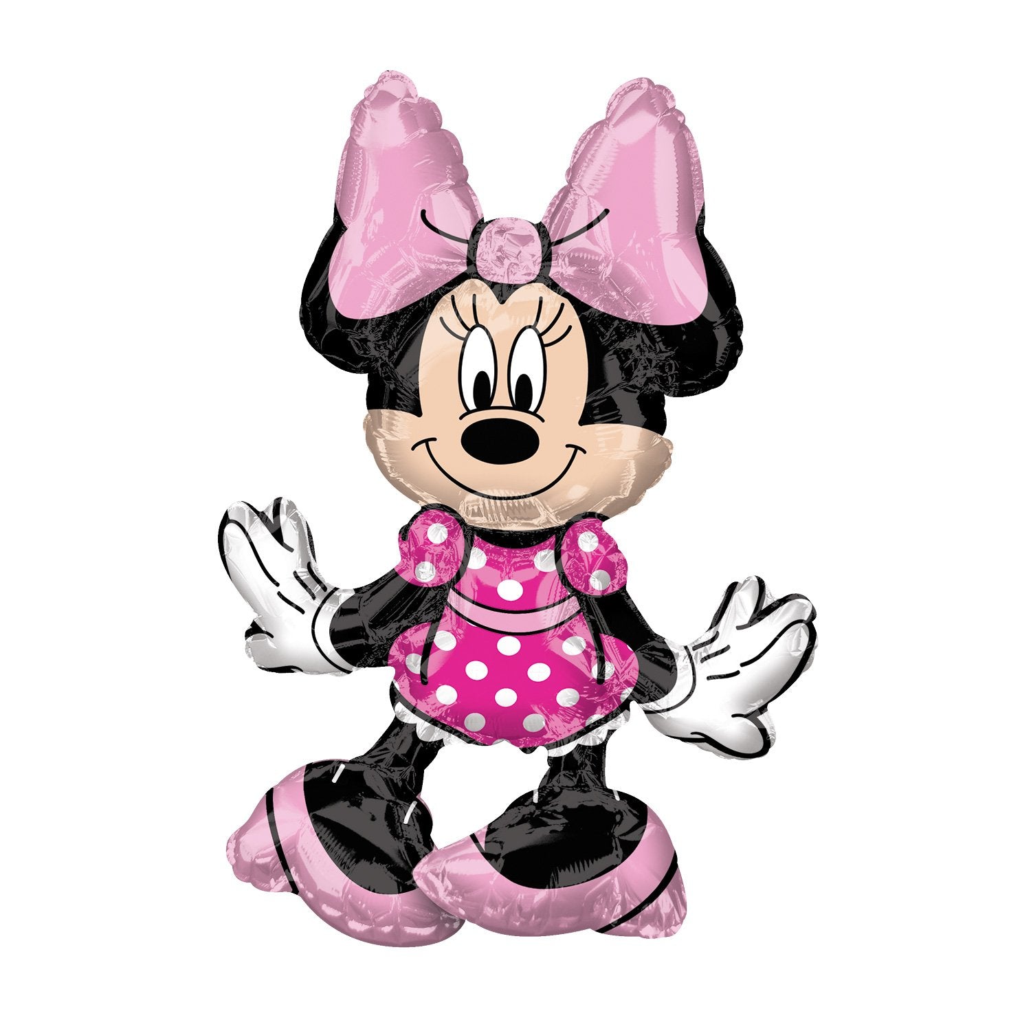 Anagram International, Inc. 95056 Minnie Mouse Consumer Inflated Party Balloon, 19", Multicolor