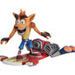 NECA Crash Bandicoot - 7” Scale Action Figure - Deluxe Crash with Jet Board