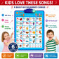 Just Smarty Interactive Alphabet Wall Chart, Blue with Light