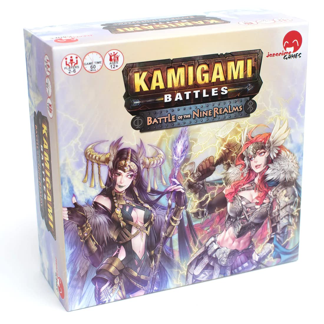 Japanime Games Kamigami Battles: Battle of The Nine Realms | Pick Your Favorite God/Goddess and Fight for Your Favorite Pantheon | Deck-Building Card