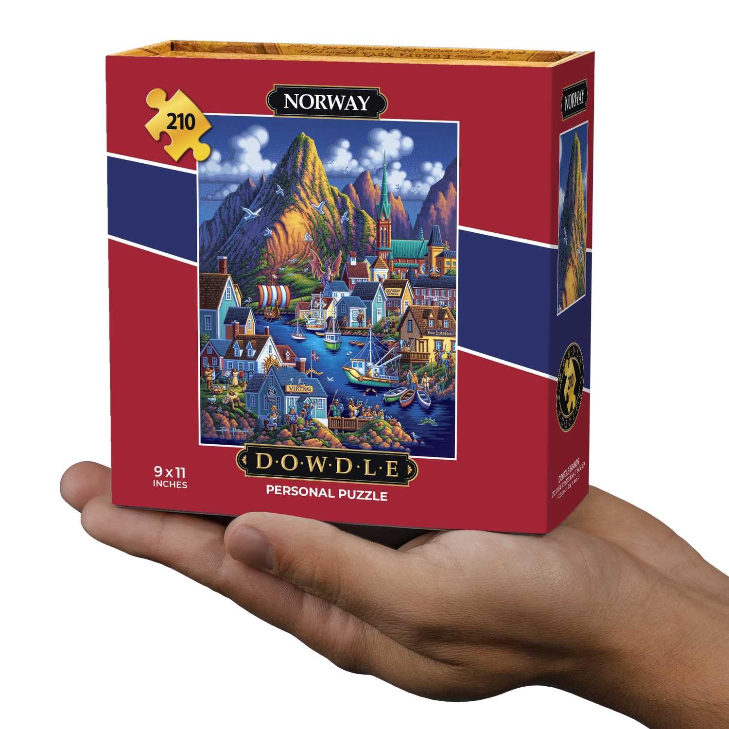 Dowdle Personal Puzzle - Norway - 210 Piece