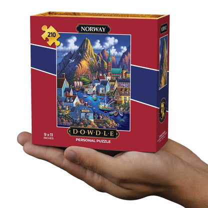 Dowdle Personal Puzzle - Norway - 210 Piece