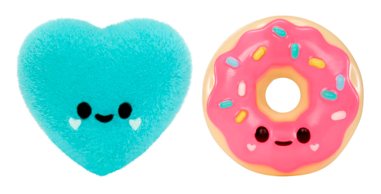 Fluffie Stuffiez Heart Candy & Donut Minis Collectible Feature - Surprise Reveal Unboxing Soft and Squishable Tactile Play Fidget DIY