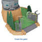 Mattel Jurassic World Dominion Minis Giganotosaurus Rampage Playset with 2 Mini Dinosaur Figures and Break Apart Features, Toy Set