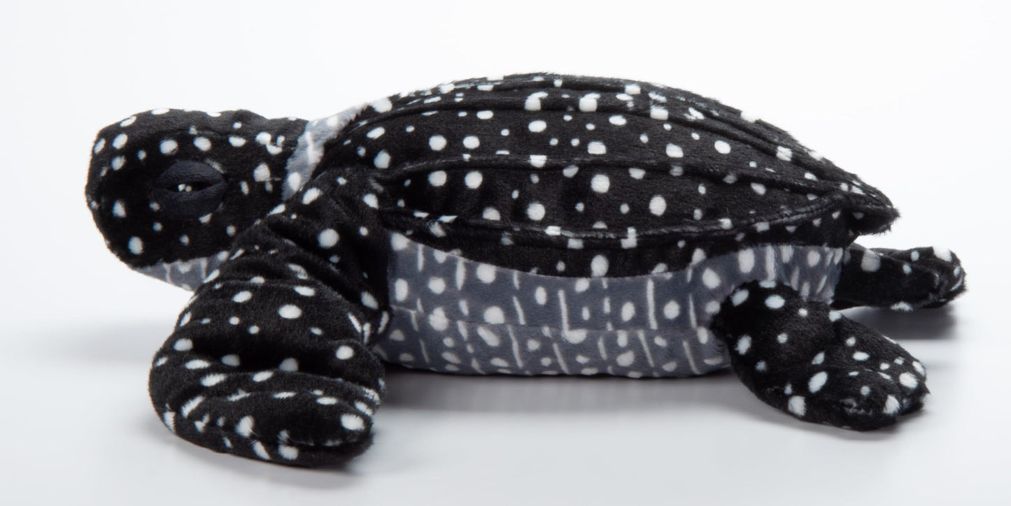 The Petting Zoo Leatherback Sea Turtle Stuffed Animal Plushie, Gifts for Kids, Wild Onez Ocean Animals, Sea Turtle Plush Toy 14 Inches