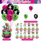 Invader Zim Party Decorations,Invader Zim Birthday Party Supplies Includes Banner - Cake Topper - 24 Cupcake Toppers - 18 Balloons