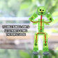 Zing Stikbots, Set of 4 Clear Stikbot Poseable Action Figures and Mobile Phone Tripod, Stop Motion Animation Toys, Great for Kids Ages 4 and Up