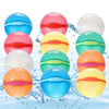 Reusable Water Balloons Refillable for Kids: Soft Silicone Material Self Sealing for Outdoor Activities - Summer Pool Beach Water Bomb for Boys Girls