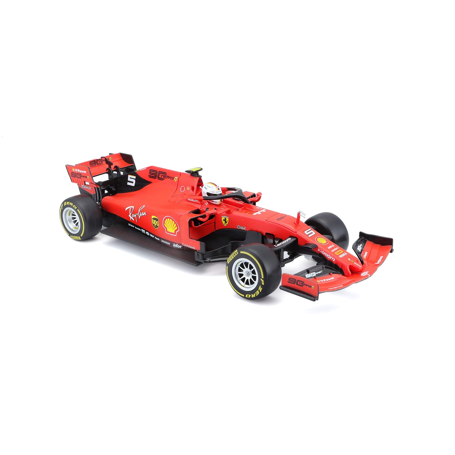 Maisto Tech Premium, High-Performance R/C F1 Ferrari SF90 Leclerc Super Car - 2.4 GHZ - 1:24 Scale