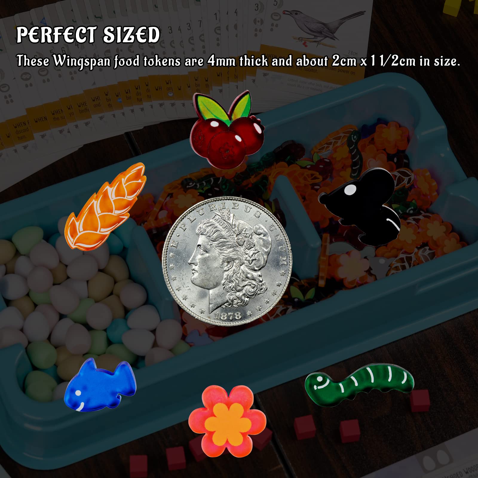 CZYY Food Resource Tokens Included Nectar Set for Wingspan Board Game