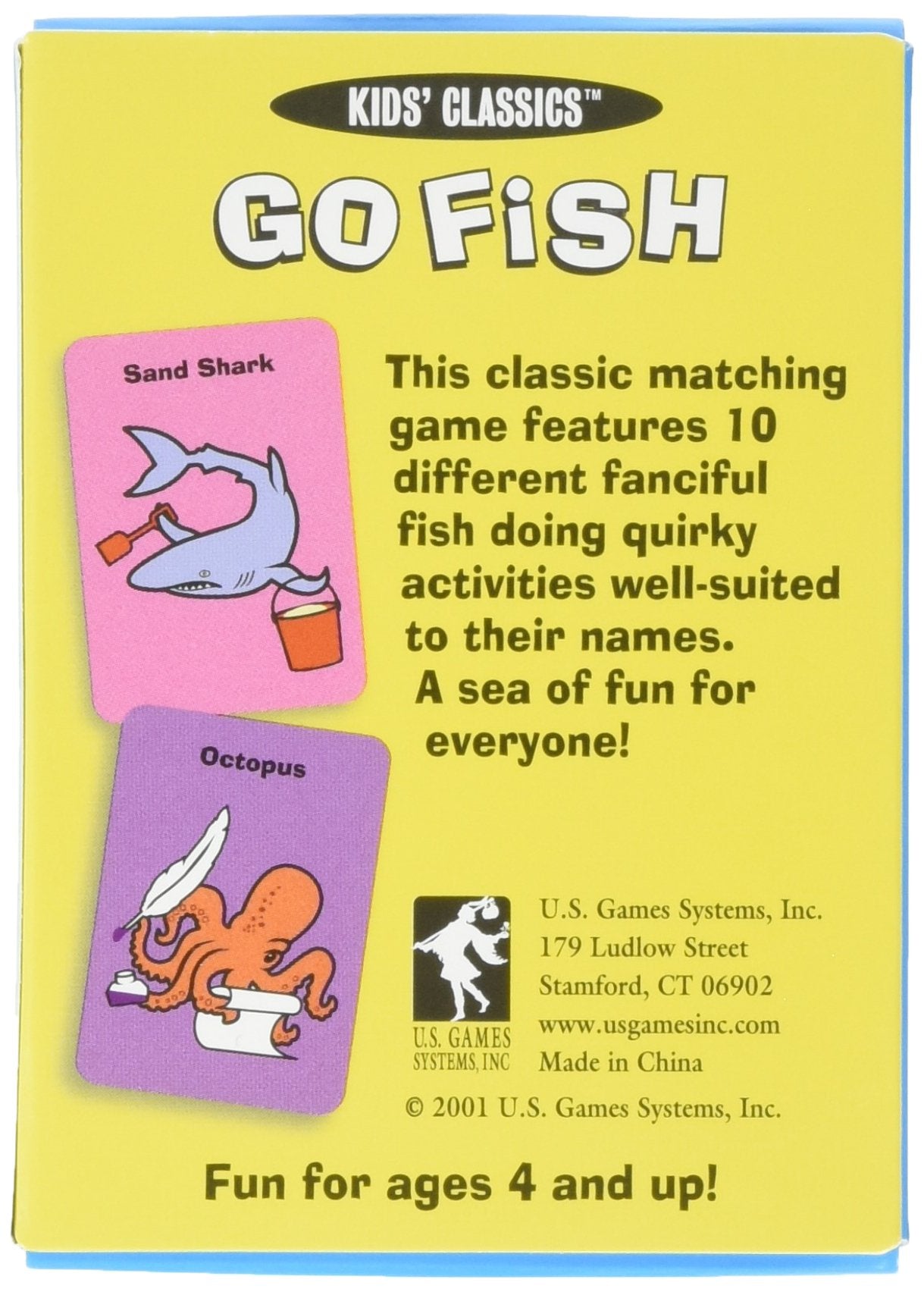Us Games Systems Go Fish Card Game (CCGF42)
