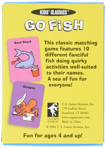 Us Games Systems Go Fish Card Game (CCGF42)