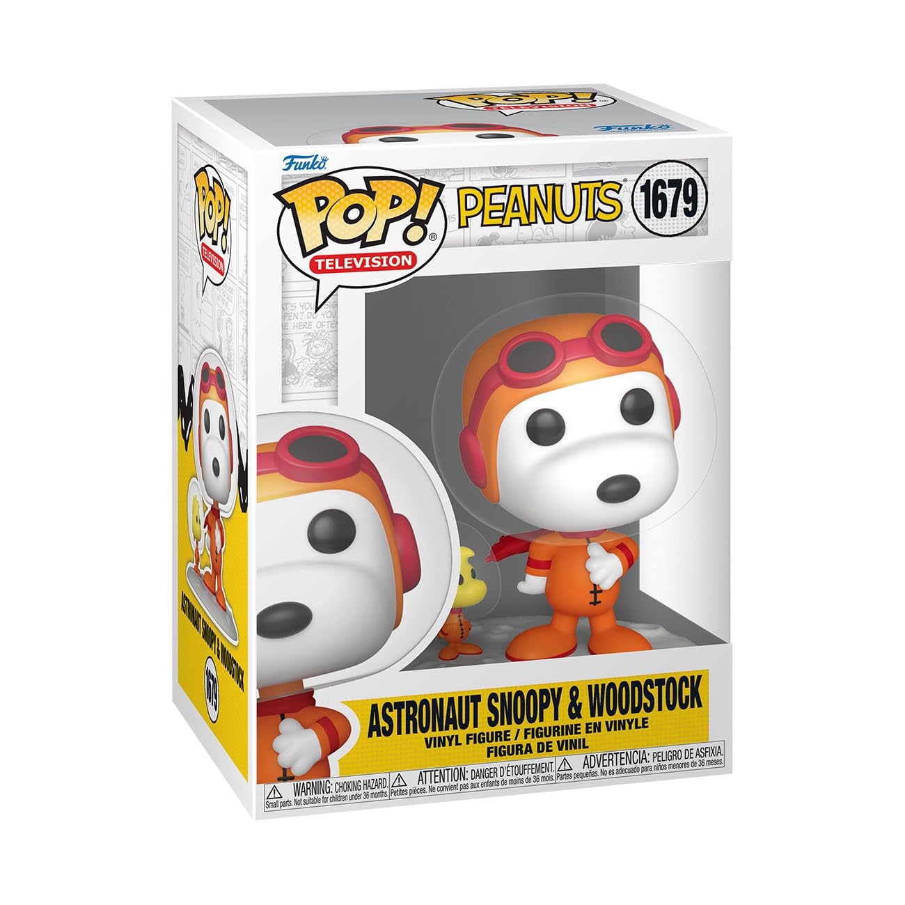 Funko Pop Animation: Peanuts - Space Snoopy - Classic Peanuts - Collectable Vinyl Figure - Gift Idea - Official Merchandise - Toys for Kids & Adults