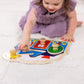 Melissa & Doug First Shapes Jumbo Knob Puzzle, Wooden Peg Puzzle for Toddlers, Educational Toy for Shape Recognition and Fine Motor Skills, Ages 1+