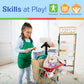 Melissa & Doug Toy Shopping Cart, Grocery Store Pretend Play Toys with Sturdy Metal Frame & Working Wheels, Toddler Shopping Cart, Preschool Learning