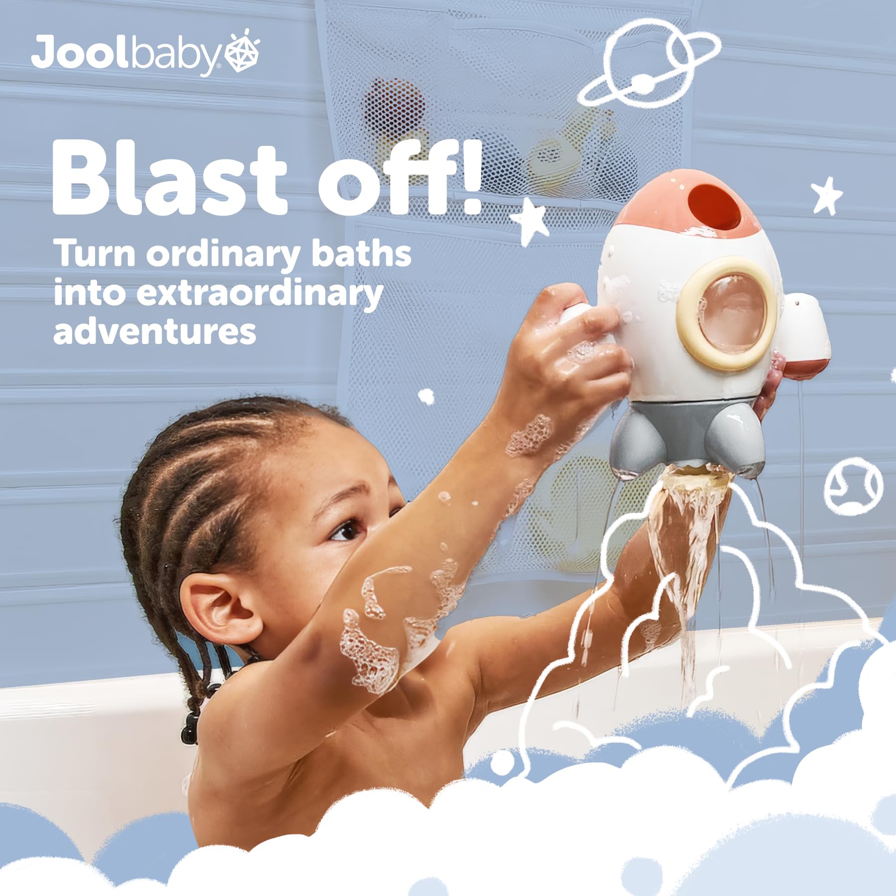 Rocket Bath Toy for Kids - Fun & Imaginative Water Play in the Tub - Jool Baby