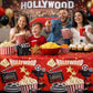 Oojami 4 Pack Table Cover Movie Night Theme Tablecloth Large Size 54" x 108" Ideal for Movie Night Themed Party Table Cover Party Supplies