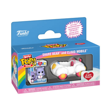 Funko Pop! Bitty Ride: Care Bears - Share Bear with Cloud Mobile - Cartoon Collectable - Gift Idea - Official Merchandise - Toys for Kids & Adults