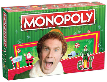 Monopoly Elf | Based on Christmas Comedy Film Elf | Collectible Monopoly Game Featuring Familiar Locations and Iconic Moments | Officially Licensed